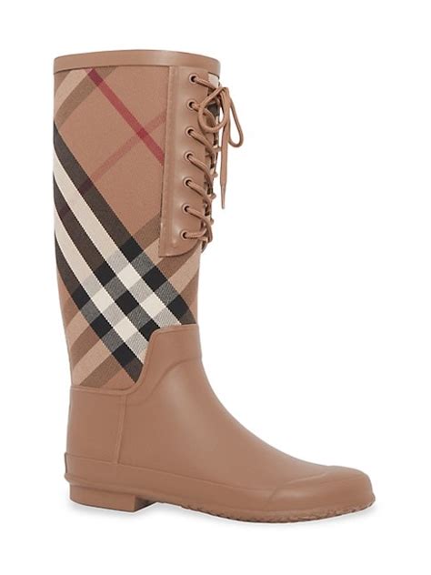 burberry x saks|saks burberry rain boots.